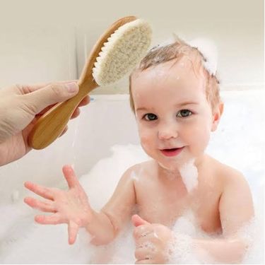 ETT 562741420038 Keçi Kılı Organik Bebek Banyo Tarağı