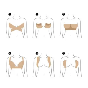 ETT 562741420543 Göğüs Dikleştirme Bandı S Beden 2.5 Cm.