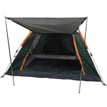 ETT 562741420568 Tam Otomatik Su Ve Rüzgar Geçirmez Gölgelikli Tenteli 6 Kişilik Kamp Çadırı 240*240*155Cm