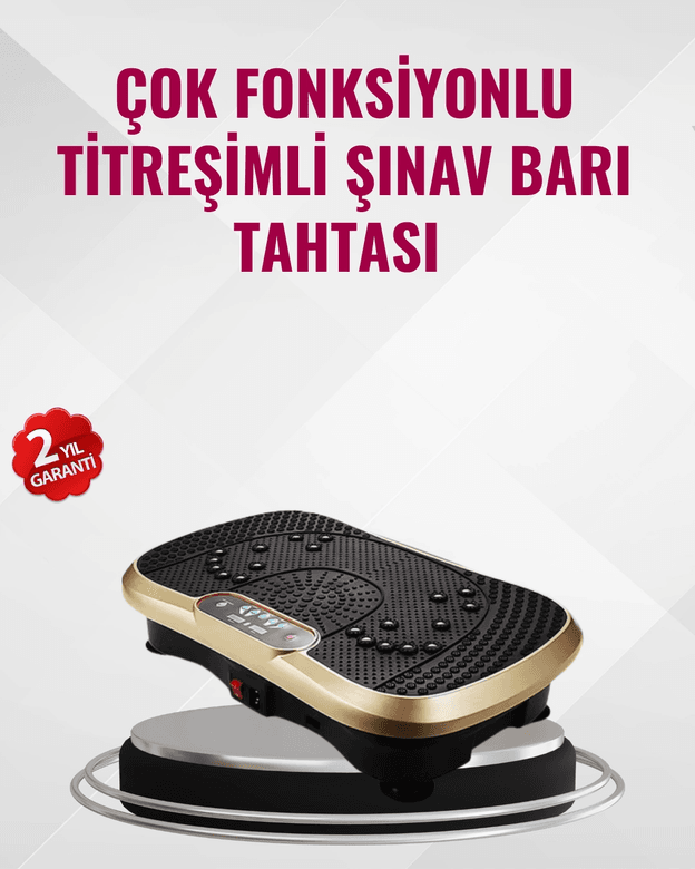 Ev Tipi Titreşimli Spor Aleti Yağ Yakım Destekli Tasarım