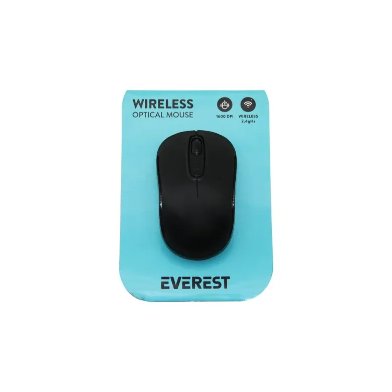 EVEREST SM-804 WİRELESS - KABLOSUZ 1600DPI USB OPTİCAL MOUSE VAKUM AMBALAJ (4745)