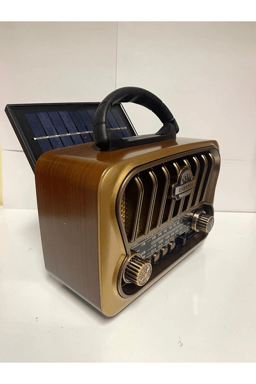 Everton Rt-847 Usb Bt Fm Solar Paneli Nostajık Radyo