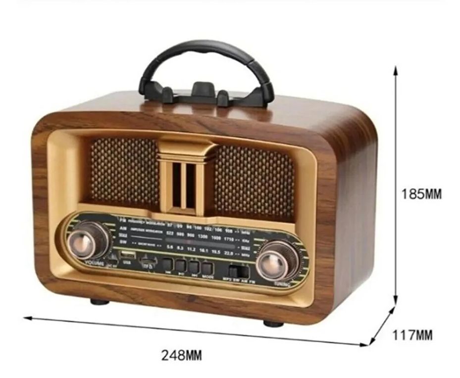 Everton Rt-876 Bluetooth Şarjlı Nostaljik Radyo