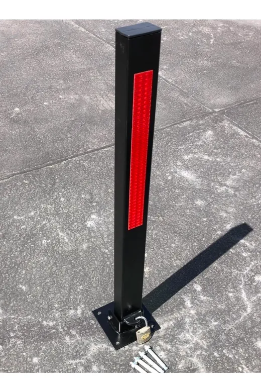 EVMİXX evmix5 Kilitli Otopark Direği Yol Park Bariyeri Otopark Dubası