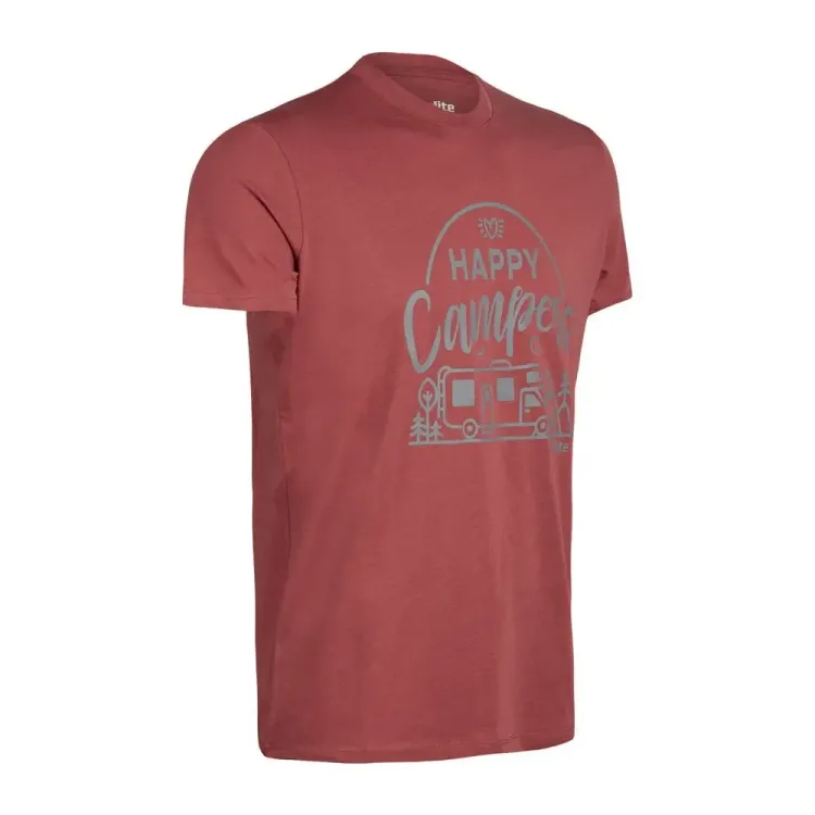 Evolite Happy Campers T-shirt / Rahat Pamuklu Outdoor Tişört