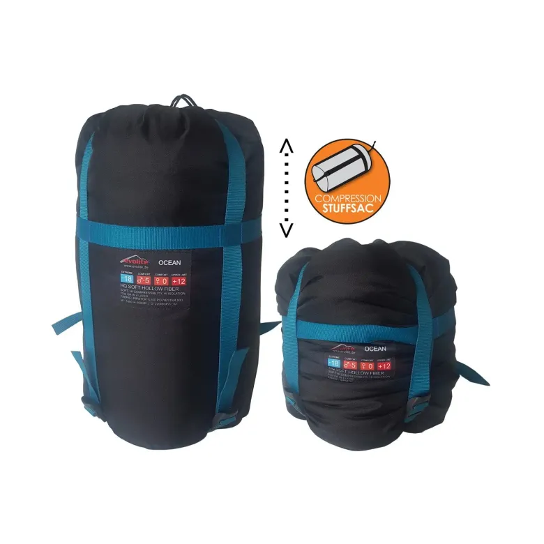 Evolite Ocean Pro -18°C Uyku Tulumu / Ekstrem Soğuk Koruması - Fermuar Yönü: Sol