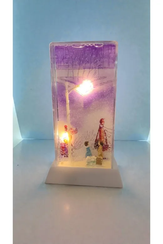 FAMEMUS ACCESSORY 13ewdsdsaf Sokak Lambalı Işıklı Kar Küresi