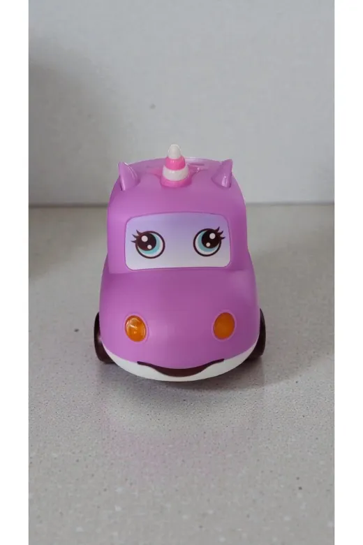 FAMEMUS ACCESSORY 3444332432 Unicorn Araba Şeklinde Şifreli Kumbara Boyutu 15 Cm