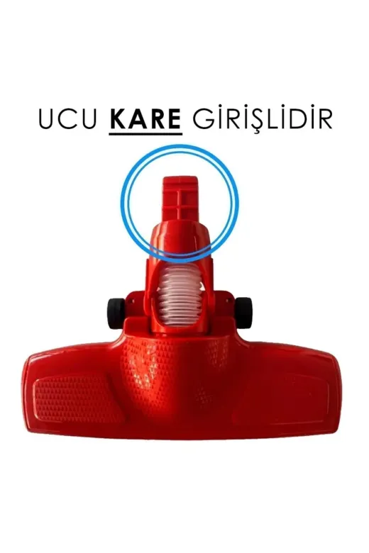 FANTOM SSASOFAN3 Provac P5000 Magic P3000 Süpürücü Başlık Kırmızı (Kare Giriş)