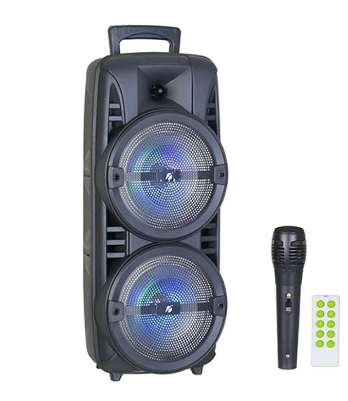 FİOPLUS Kts-1745  8 Inç Rgb Led Güçlü Hoparlör Mikrofonlu Bluetooth Hoparlör