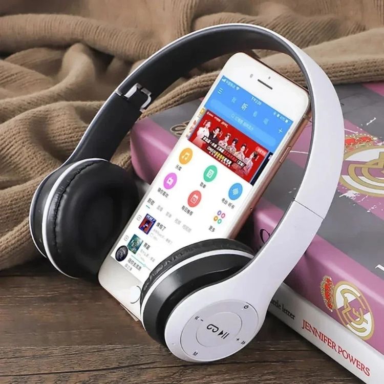 FİOPLUS P47 kulaklık Fioplus P47 Wireless Bluetooth Kulaklık Wireless Siyah Kulaklık Uyumlu
