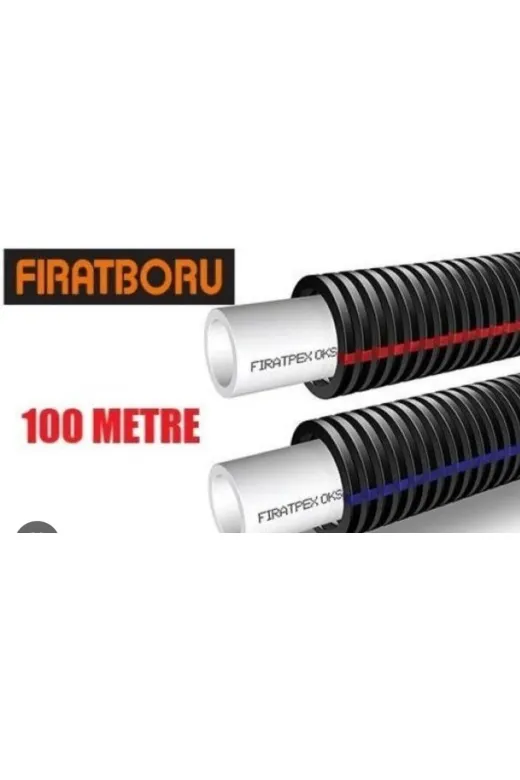 FIRAT BORU 01010101001 16*2 Mm Fırat Pex-B Boru Pex Boru Kirmizi