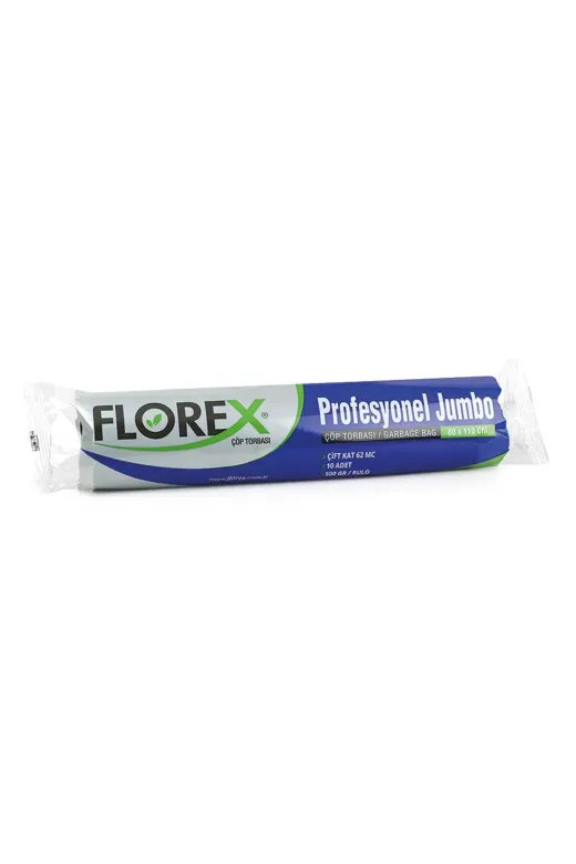 Florex TX7A08067C8903 515 Profesyonel Çöp Poşeti Jumbo Boy 80 X 110 Cm