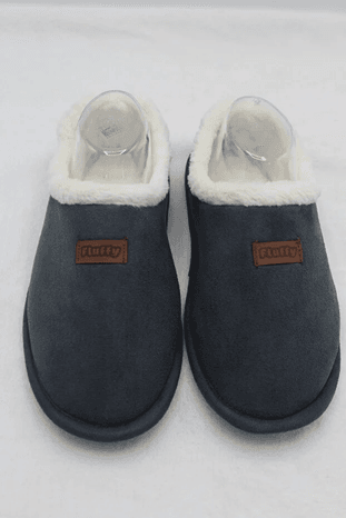 Fluffy 987541565330 İçi Peluş, Sessiz Ve Kaydırmaz Tabanlı Ev Ayakkabısı, Panduf