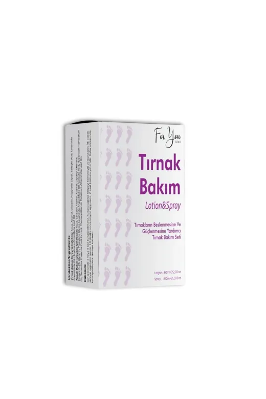 For You Gold FYTR049348 Tırnak Ayak Bakım Seti Losyon&sprey Kaşıntı, Koku, Mantar Gidermeye Yardımcı 2'li Set