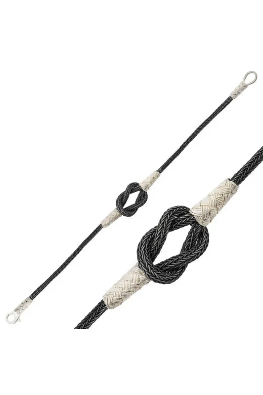 FUMEYABİ GMSH-BR0460725 Gümüş Düğüm Kazaziye Bileklik