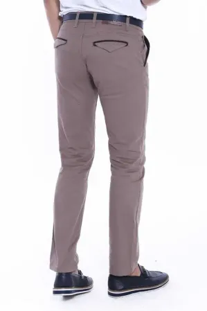 Gabardin Modelli Bej Erkek Pantolon - Wessi