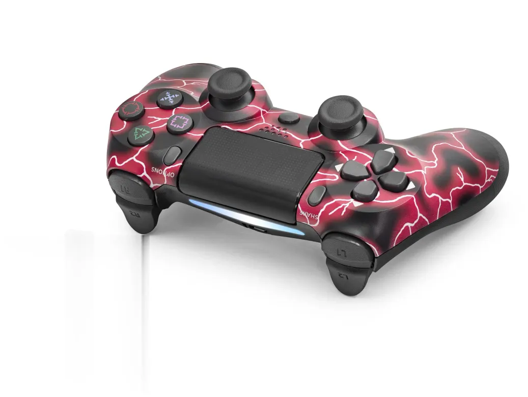 Gamepad Ps4 Uyumlu - Kırmızı Siyah ND400P