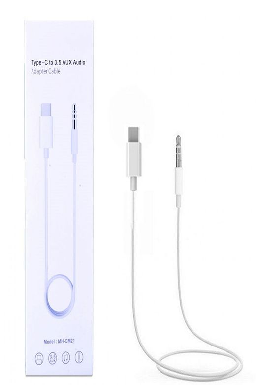 Genel Markalar MHCM21v Mhcm21 Type-C To 3,5Mm Aux Ses Aktarım Kablosu