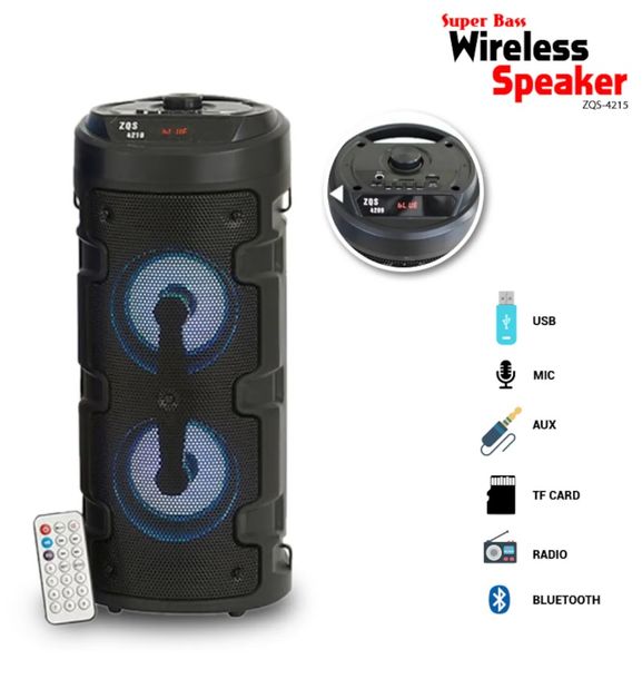 Genel Markalar Zqs 4210 Süper Bass Bluetooth Hoparlör