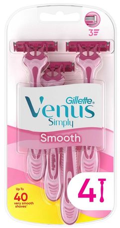 Gillette Venus Gillette Simply Venüs 3 Kullan At Tıraş Bıçağı Kadınlar İçin (Paket İçeriği 4 Adet)