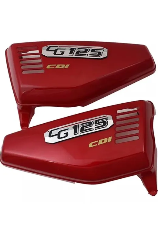 Gms EMK302 Emin Motor Cg Akü Yan Kapak Takımı Kırmızı