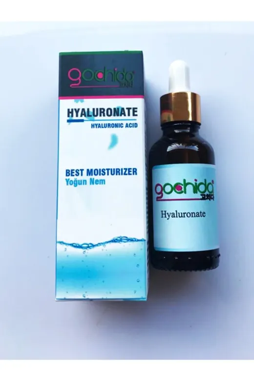 Gochida 000180400025 Hyaluronik Asit Serumu, Hiyolonik Asit Serumu, Anti-Aging Serum, 30 Ml Damlalıklı Şişe