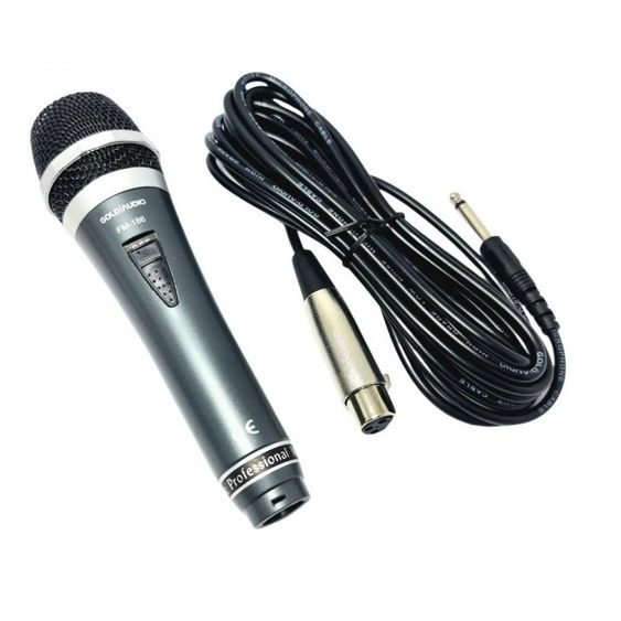 Gold Audio Fm-186 Mikrofon El Tipi Kablolu
