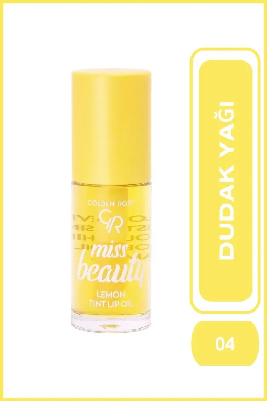 Golden Rose R-MLO-004 Miss Beauty Tint Lip Oil 02 Cherry Renklendirici Dudak Yağı Limon Yağı & Jojoba 6 Ml