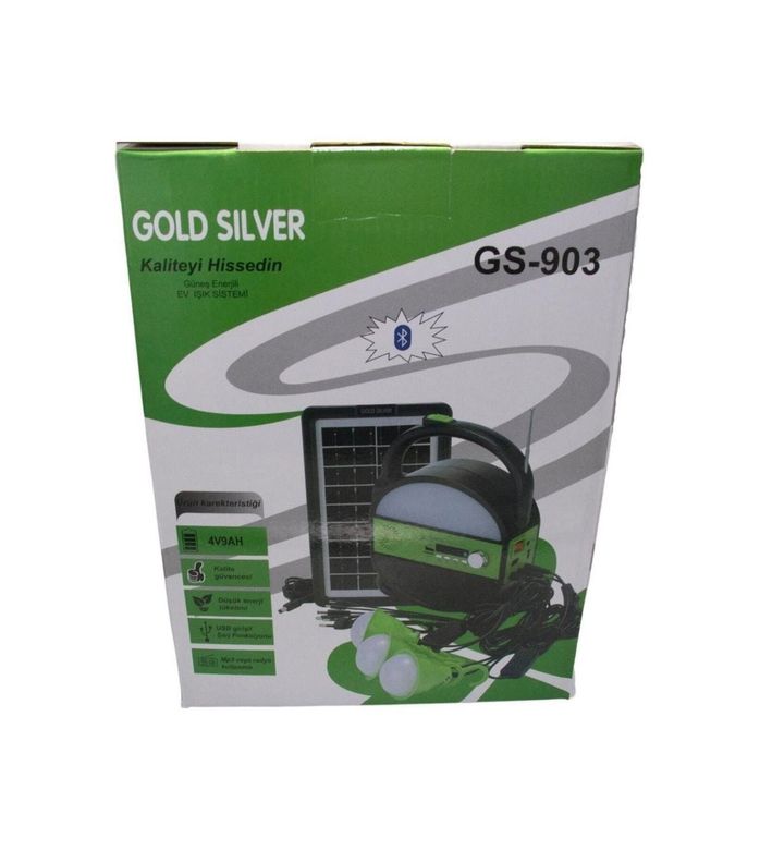 GoldSilver Gold Silver Gs-903 Güneş Enerjili Solar Lamba