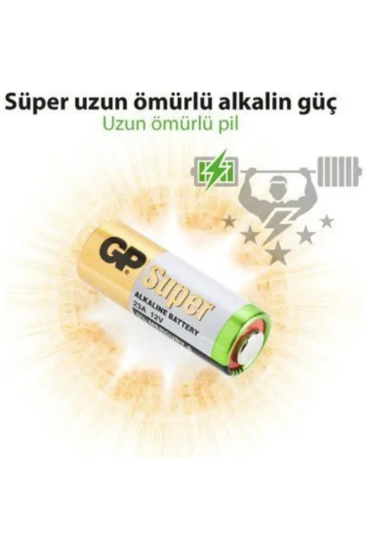 Gp 556696 Alarm Araç Garaj Araç Kepenk Kumanda Pili 23 A 12 Volt Alkalin Pil 23A 12V 23A Alkalıne Pil