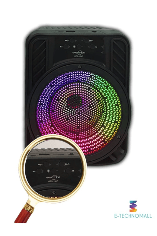 Greatnice Gts-1547 Rgb Ledli Bluetooth Hoparlör