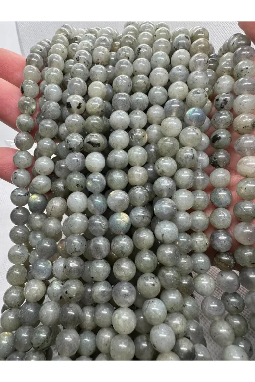 grs oyuncak uçr1112 Dizi Doğaltaş Labradorit Taşi 8Mm 1 Dizi