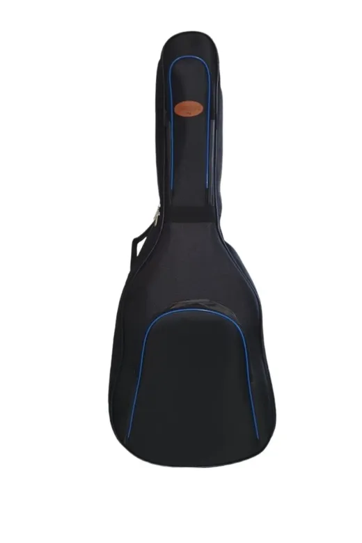 GTRAKAD44-1 Profesyonel Su Geçirmez 20 Mm Pedli Gigbag Akustik Gitar Kılıfı Siyah