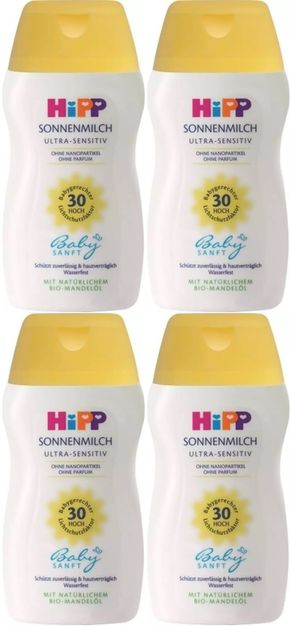 Güneş Kremi -Yüz için Sonnen Gesıchtscreme 30 Faktör Ultra Sensıtıv 50ML (4 Lü Set)