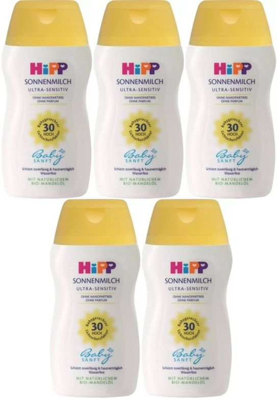 Güneş Kremi -Yüz için Sonnen Gesıchtscreme 30 Faktör Ultra Sensıtıv 50ML (5 Li Set)
