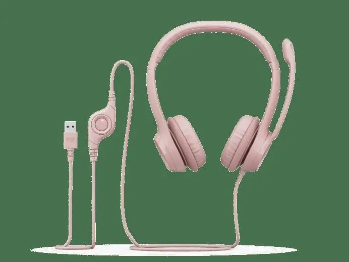 H390 USB KULAKLIK PUDRA PEMBE 981-001281