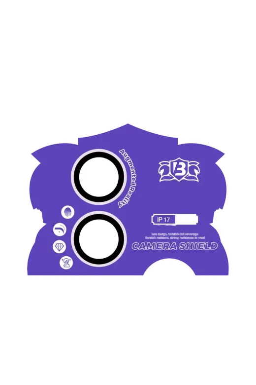 Hafk HFK-C8683140880378 Mey İthalat® Iphone 17 Bilvis Titan Kamera Lens - Lila