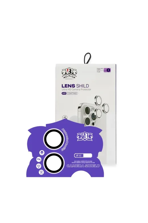 Hafk HFK-C8683140880378 Mey İthalat® Iphone 17 Bilvis Titan Kamera Lens - Lila