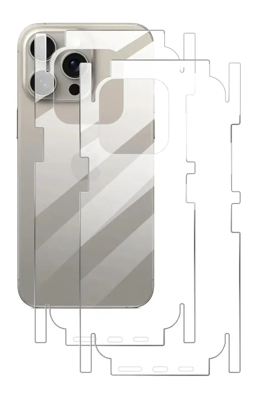Hafk HFK-C8683140888930 Mey İthalat® Iphone 17 Pro Max 360 Mat Full Body Arka Koruyucu