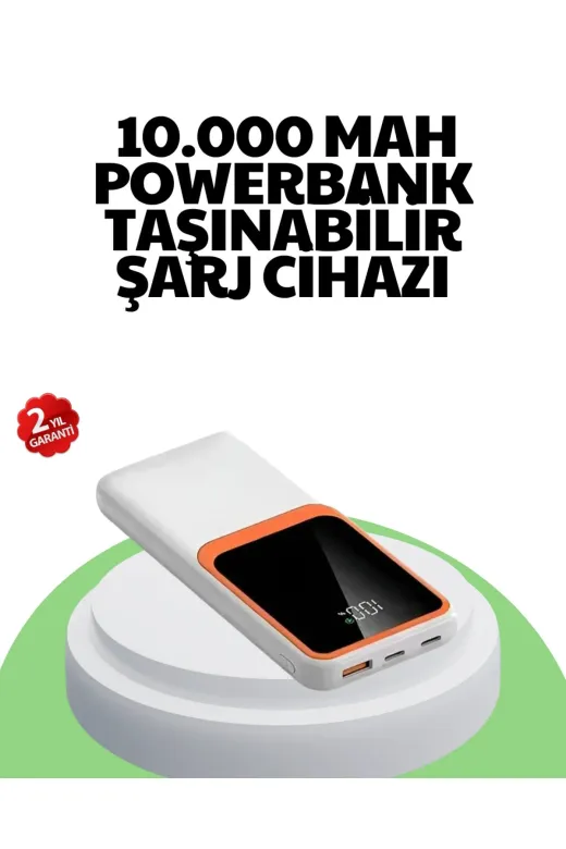 Hafk HFK-MMEYTDUCZZZ10.000MAH-2 Mey İthalat® 10000 Mah Hızlı Şarj Destekli Powerbank – Hafif, Kompakt Ve Güvenli