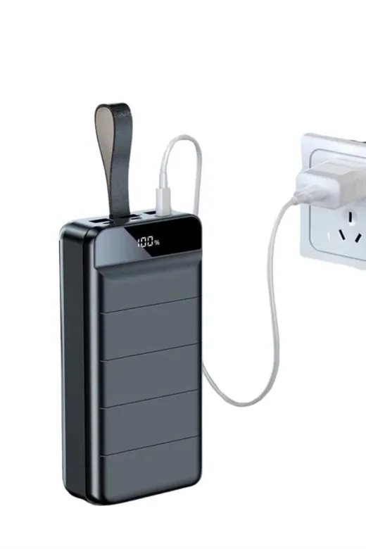 Hafk HFK-MMEYTDUUCZ50000MAHPOWERBANK3 Mey İthalat® Taşınabilir Powerbank 50.000 Mah 4 Girişli Hızlı Şarj Led Göstergeli Fenerli Şarj