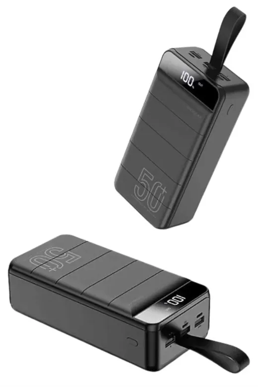 Hafk HFK-MMEYTDUUCZ50000MAHPOWERBANK3 Mey İthalat® Taşınabilir Powerbank 50.000 Mah 4 Girişli Hızlı Şarj Led Göstergeli Fenerli Şarj