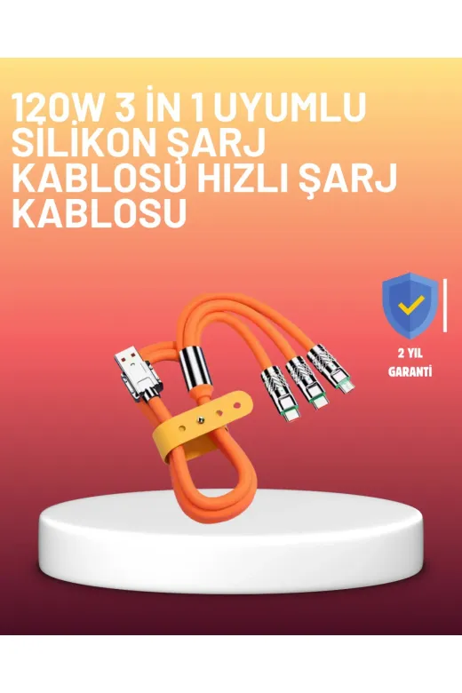 Hafk HFK-MMEYTDXUCZZZS219ARJKABLOSUUUUUU-1 Mey İthalat® Çinko Alaşımlı Uçlu 120 W Şarj Kablosu – Dolaşmaya Dayanıklı 1,2 M Usb Kablo