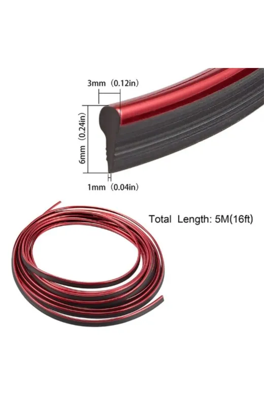 Hafk HFK-MMEYXTCMICM-303 Mey İthalat® Araba Dekorasyon Şeridi 5 Metre Trim Şeridi