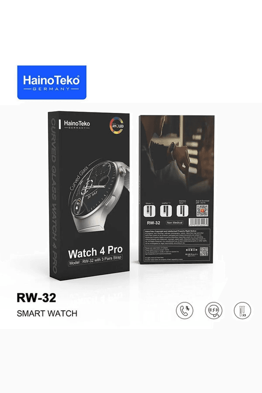 Haino Teko Rw32 Watch 4 Pro Curved Amoled Ekran Android İos Harmonyos Uyumlu Akıllı Saat