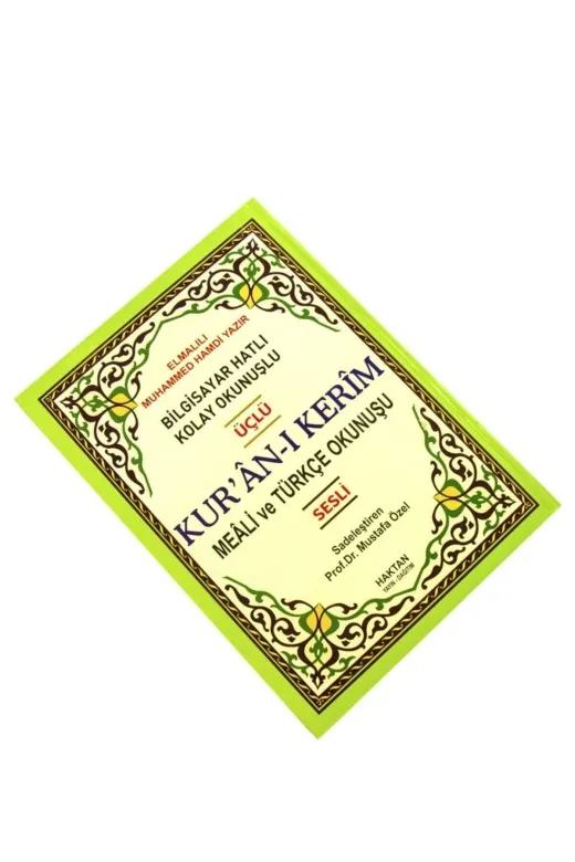 Haktan Yayın Dağıtım 14122 Arapça - Türkçe Okunuş Ve Mealli Kuranı Kerim Rahle Boy Sesli -
