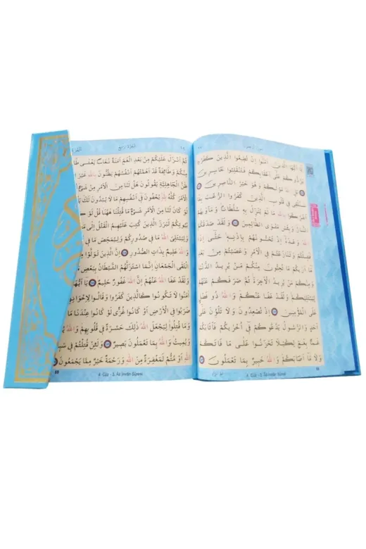 Haktan Yayın Dağıtım 86900000002850 Mavi Renkli Arapça Orta Boy Kuran-I Kerim