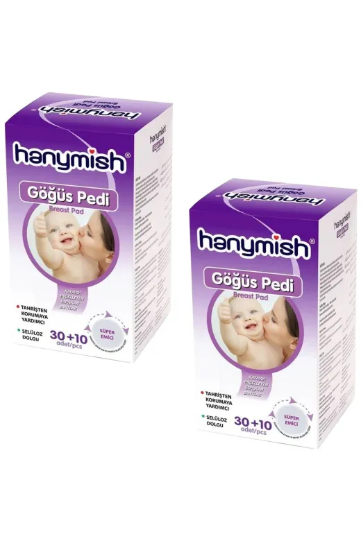 Hanymish TYBYKS51SEZJQUXO29 Göğüs Pedi Kod: 1021 X 2 Paket 80 Adet