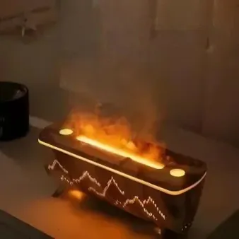Hava Nemlendirici ve Aromaterapi Makinesi - 3 Renk Led Işık
